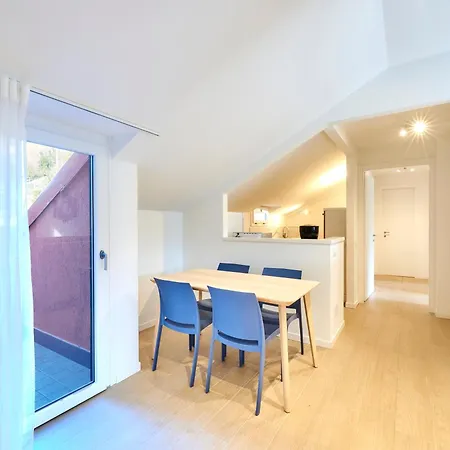 Lägenhet Luxury 100mq With Private Terrace With View Near Varenna Fiumelatte